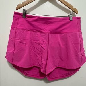 NWOT Lululemon Speed Up shorts